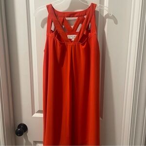 Solid Sleeveless Shift Dress